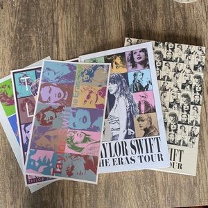 Taylor Swift Eras Tour 3 VIP posters, envelope, and box